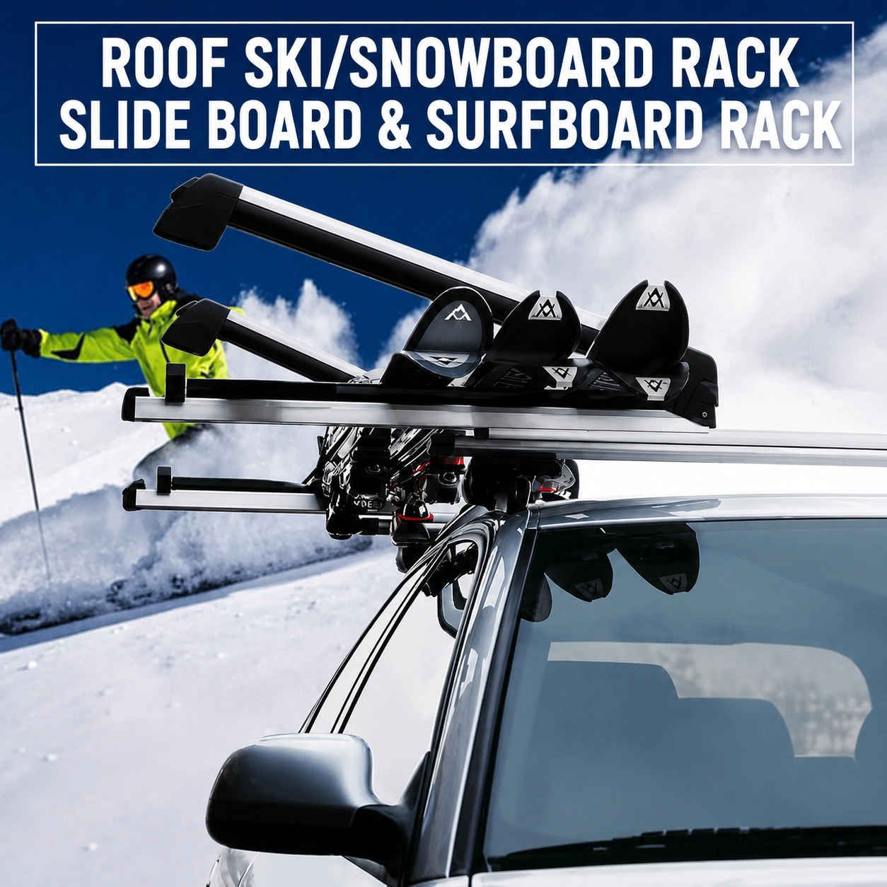 Ski Snowboard Roof Rack Carrier - image 3