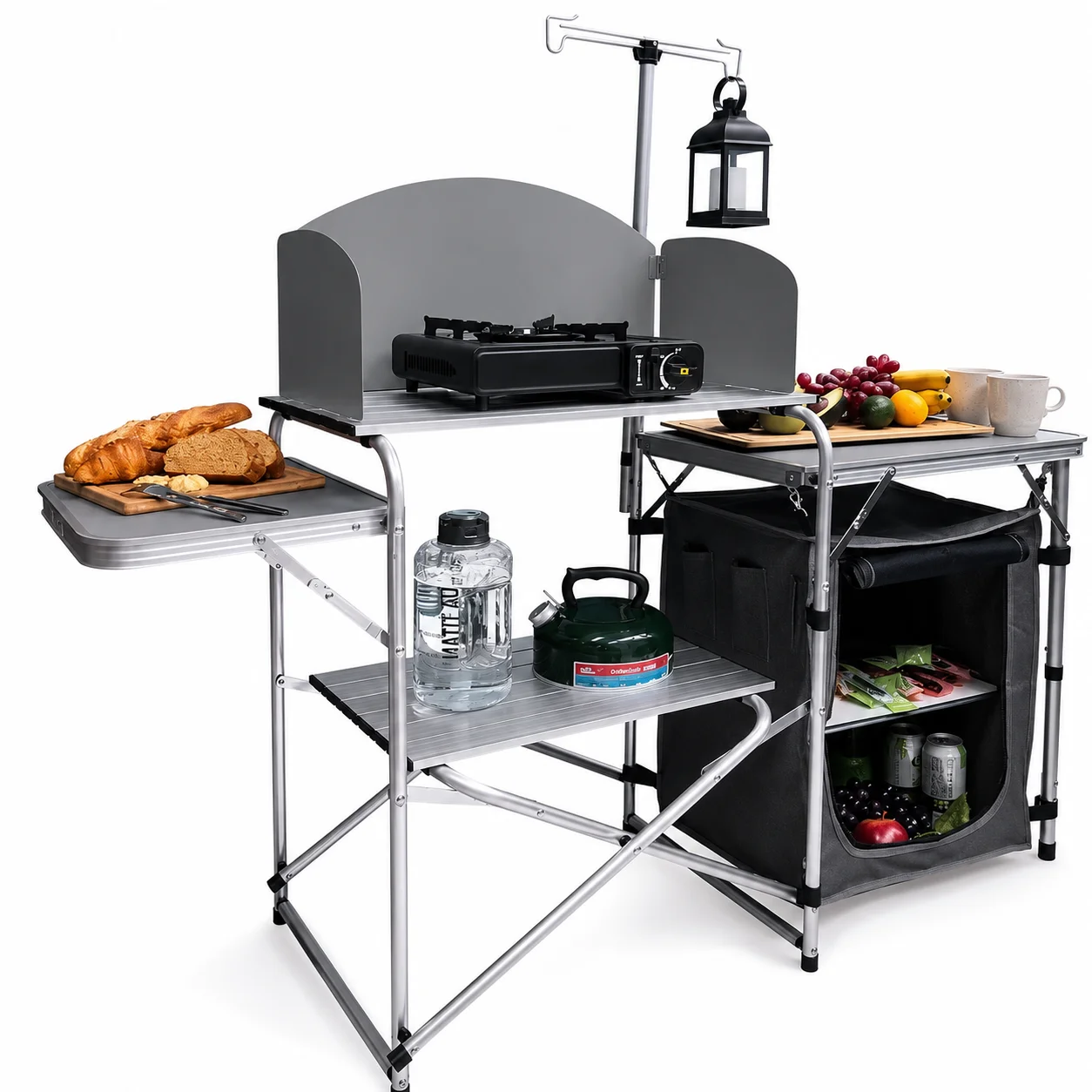 Portable Folding Camping Kitchen Table - image 1