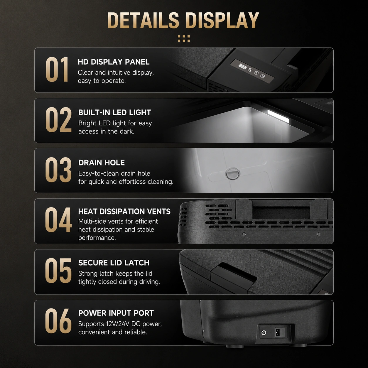 35L Car Fridge Freezer for Tesla Model Y Rear Trunk - image 8