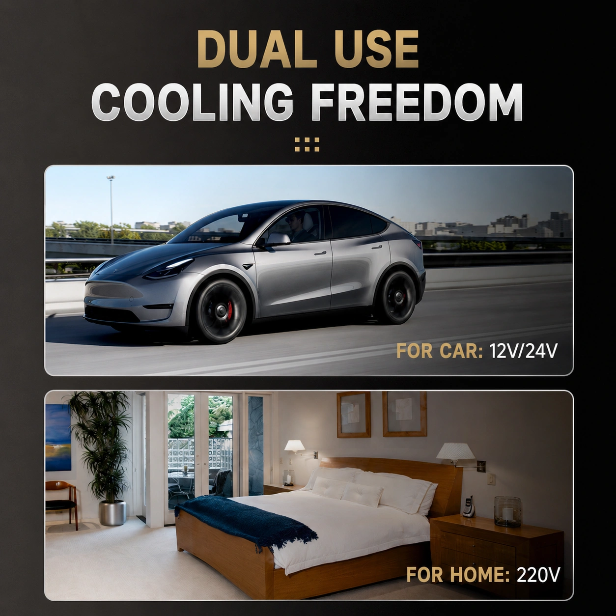 35L Car Fridge Freezer for Tesla Model Y Rear Trunk - image 7